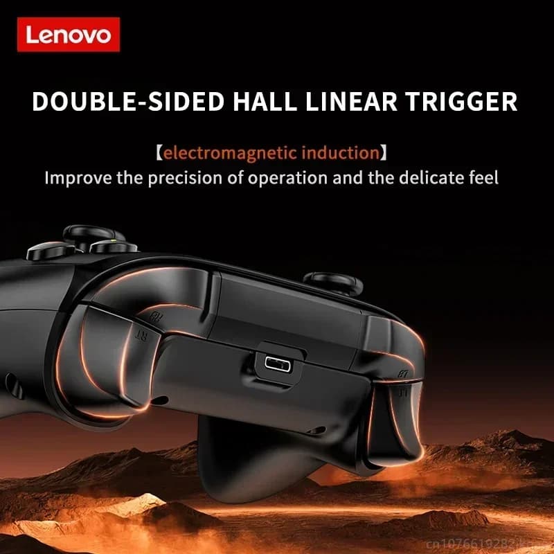 New Lenovo S02 Wireless Controller Bluetooth Gamepad for Nintendo Switch,PC,Android TV,IOS PC Joysticks Six-axis Dual Vibration - 3