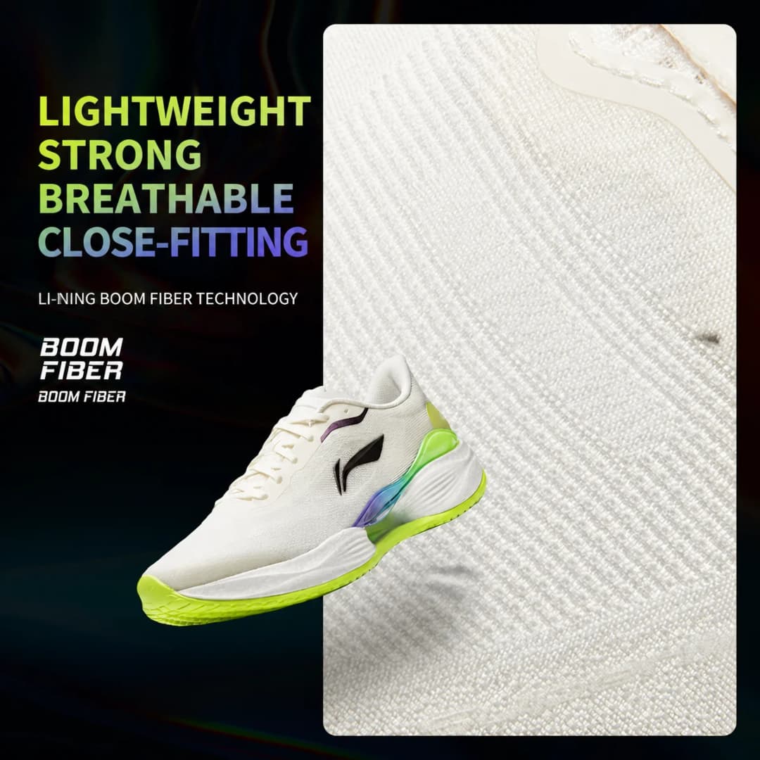 أحذية ركض نسائية Li-Ning SUPER LIGHT 23 خفيفة BOOM FIBER قابلة للتنفس متينة مستقرة أحذية جري يومية ARBW018 - 4