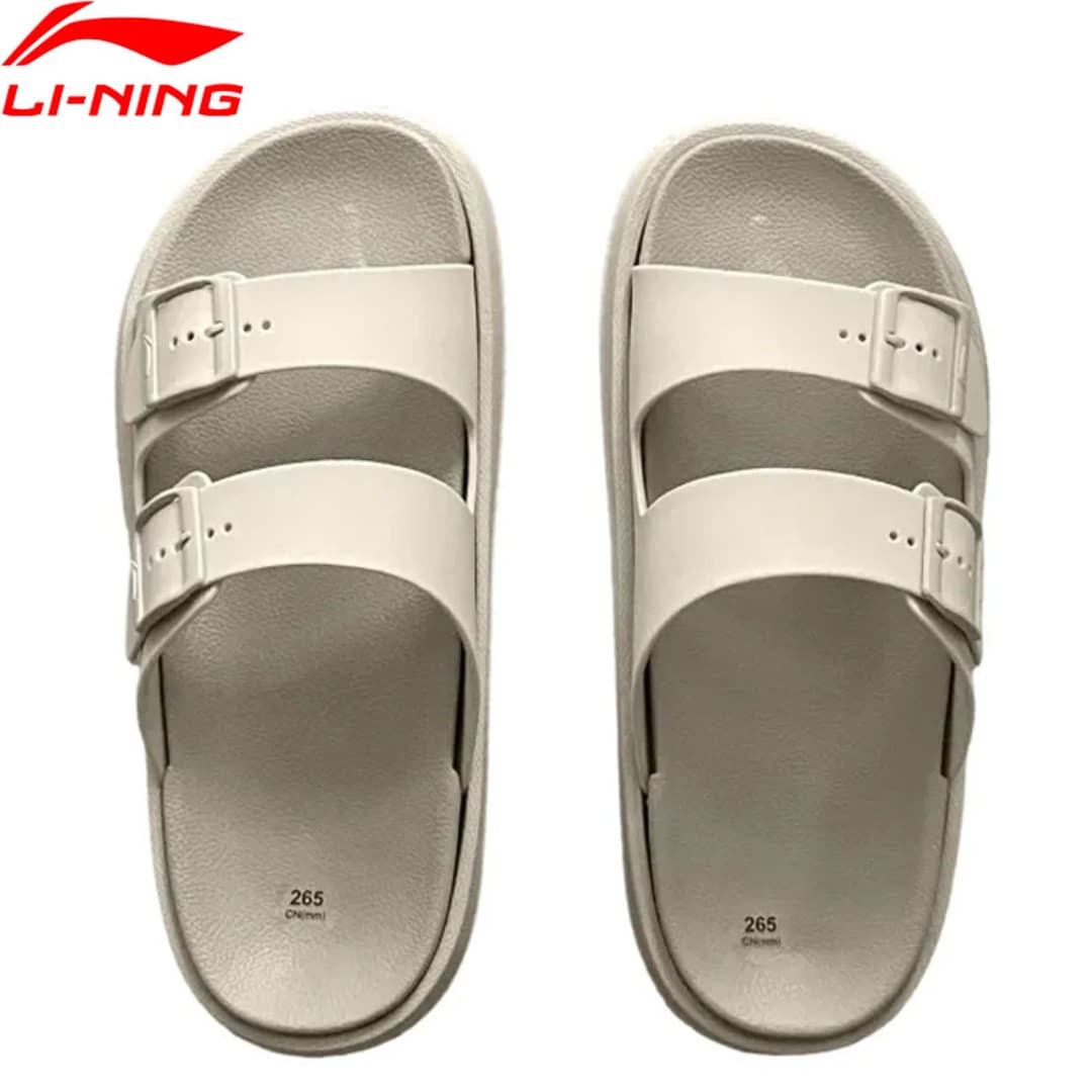 Li-Ning Women's LN CLAP Slippers Comfortable Cushion Sports Sandal Leisure Stylish LiNing Soft Sandals AGAU012