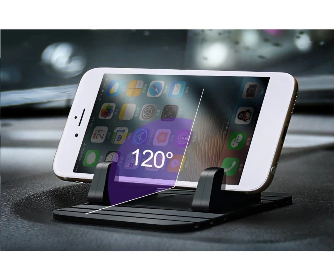 العالمي حامل هاتف السيارة سيليكون حامل حصيرة سادة لوحة القيادة حامل لسيارة الهاتف سطح المكتب عدم الانزلاق قوس آيفون لسامسونج - 4