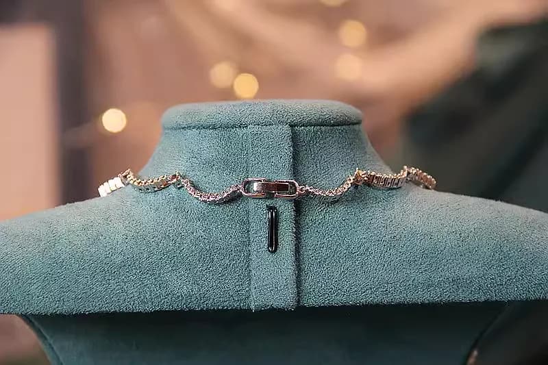 قلادة عروس، مجوهرات عالية الجودة، إكسسوارات فستان مرصعة بالزركونيوم، مجموعة أقراط، زينة، هدية عيد الميلاد وعيد الفطر - 5