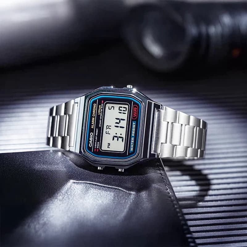 CASIO Watch for Men Women Vintage Digital Watches Retro Small Square Silver Stainless Steel Electronic Sport Relogio Masculino - 3