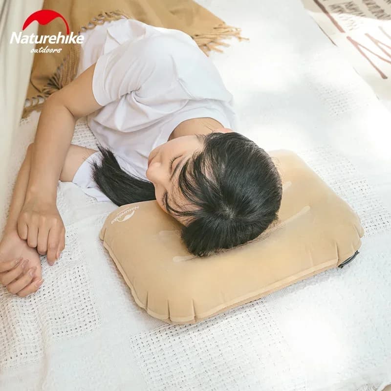 Naturehike Camping Pillow Ultralight Inflatable Pillow for Neck Support Upgrade Backpacking Pillow 110g - 4