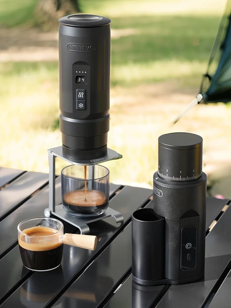 HiBREW G5 Mini Portable Burr Mill Coffee Grinder Rechargeable Compact Coffee Bean Machine for Espresso Pour Over Camping - 6
