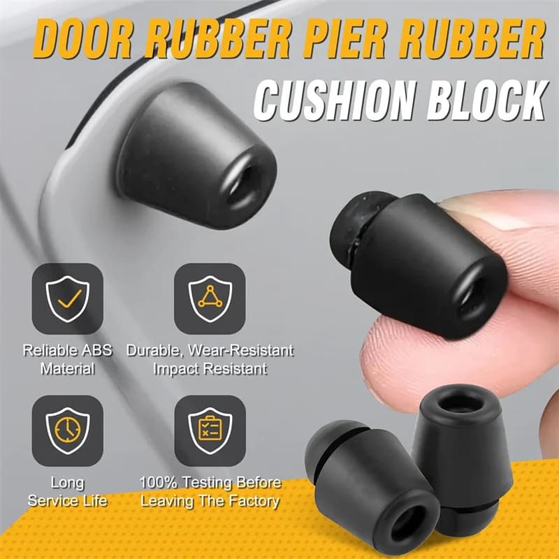 4-20Pcs Car Door Bumper Guards Door Pad Absorber Universal Car Door Slam Stopper Sticker Rubber Buffer Blocks Car Accessories - 2