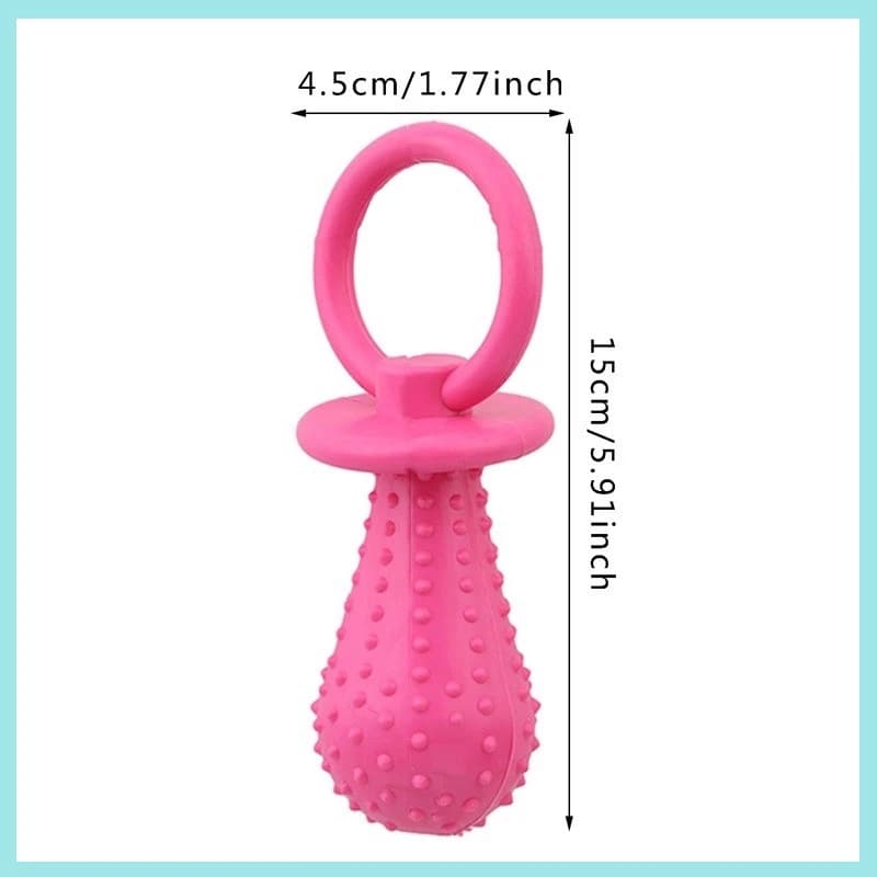 لعبة مطاطية للحيوانات الأليفة مصاصة كلب لعبة تفاعلية مطاطية مهدئة للكلاب والقطط والجراء ألعاب مضغ أسنان مرنة تنظيف أسنان B2