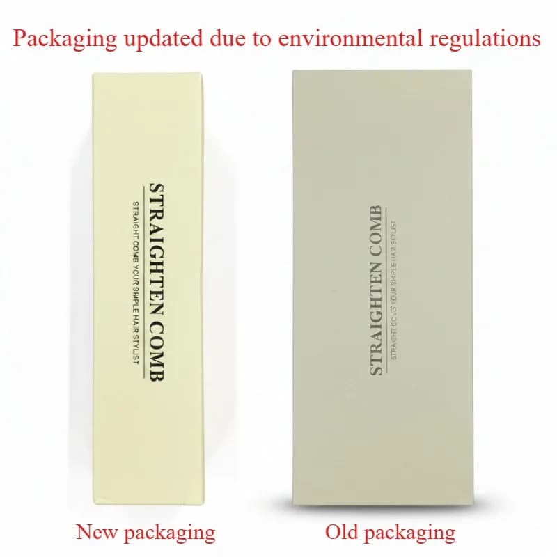 USB Charging Portable Hair Straightener Brush, Cordless Straightening Comb LED Display & Ceramic Coating, Ionic Technology - 2