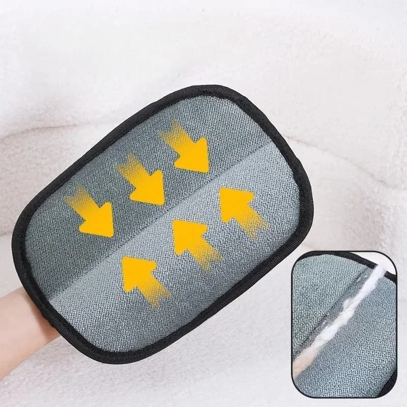 Pet Hair Remover Brush Kitten Hair Remover Gloves Deshedding Brush Glove for Dog Cat Double-Sided Fur Hair Cleaning for Carpet - 3