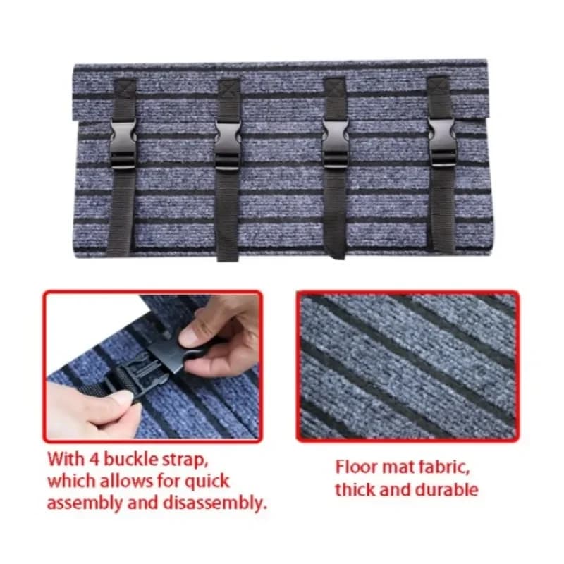 1pc Motorhome Step Doormat RV Step Stair Carpet Heavy Duty Non-slip Replacement Motorhome Accessories for Outdoor Travel Camping - 4