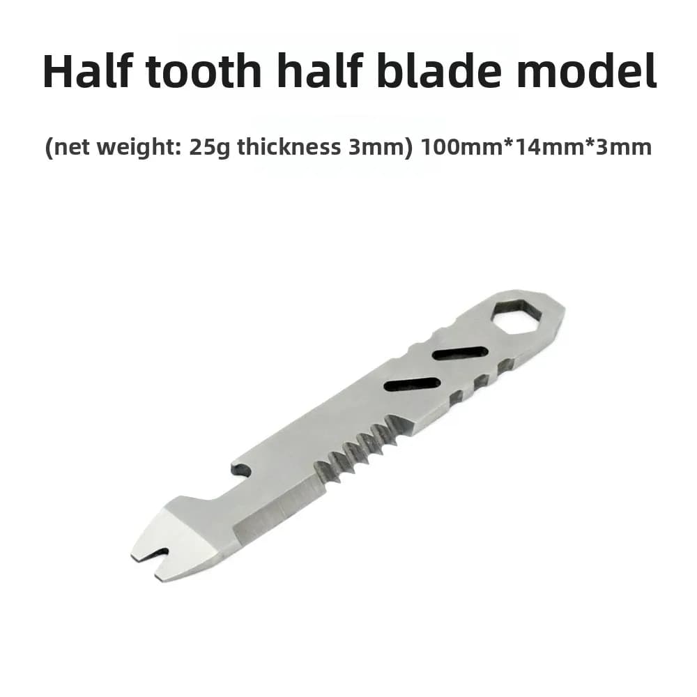 مفتاح ألن متعدد الوظائف، فتاحة زجاجات، أداة تخييم محمولة، من الفولاذ المقاوم للصدأ - 4