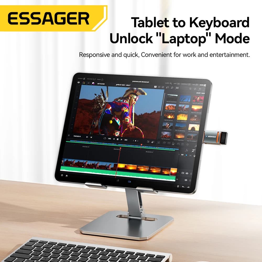Essager USB3.0 OTG Adapter Type-C USB-A Micro Female to USB Micro iP Type-C Male Converter For Macbook Xiaomi iPhone OTG Adapter - 5