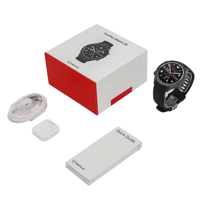 إصدار عالمي ساعة OnePlus Watch 2R الذكية 1.43 بوصة AMOLED معالج Snapdragon W5 حتى 100 ساعة من عمر البطارية 100+ وضع رياضي NFC - 6