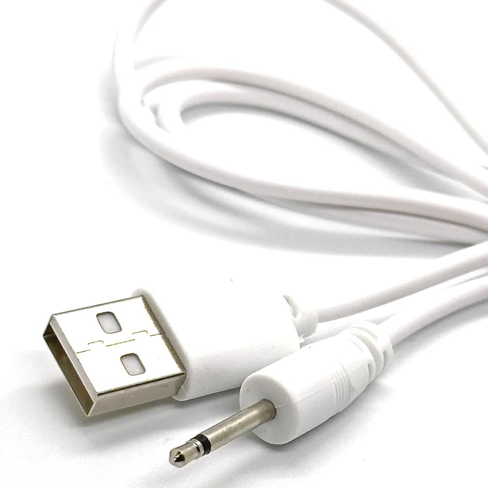 كابل شحن طاقة USB بديل 2.5 ملم محول شاحن DC USB لأجهزة التدليك القابلة لإعادة الشحن كابل شحن سريع - 4