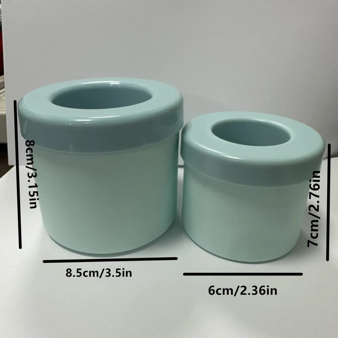 Household Cylinder Ice Cube Mold Whiskey Ice Cube Light Bulbs Ice Mold Food Grade Silicone Ice Cube Ball Maker Mould Bar Tools - 2