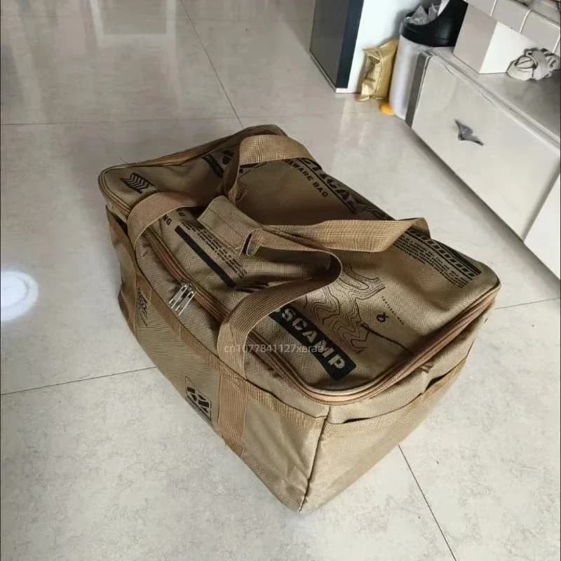 A large-capacity tactical storage bag suitable for camping outdoors, used for storing cooking utensils and tableware - 5
