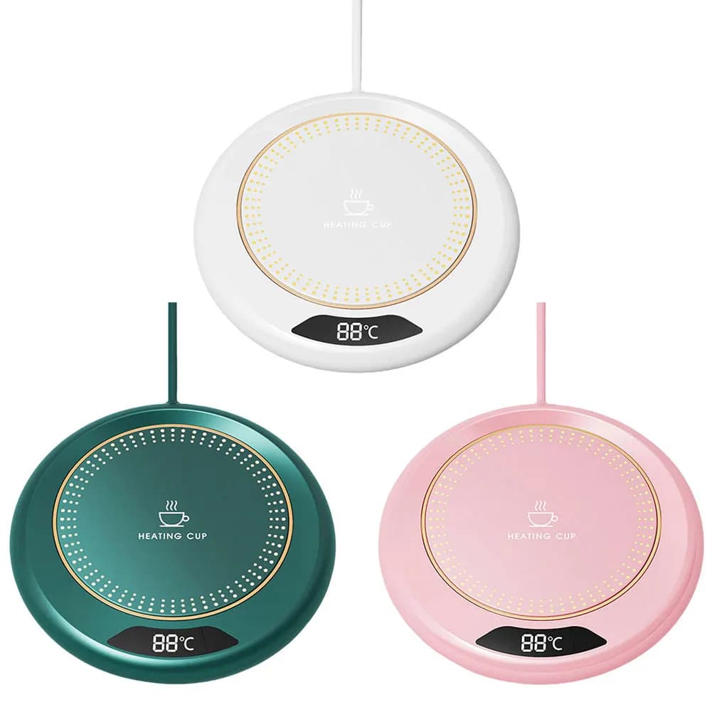 USB Coffee Mug Warmer with 3 Temperature Settings Coffee Warmer Plate Coffee Cup Warmer for Coffee Milk Tea Beverage - 2