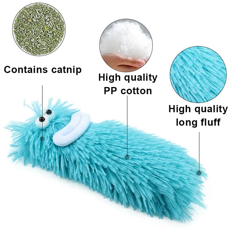 لعبة قطيفة للقطط مقاومة للعض وسادة نعناع القطط للقطط الصغيرة لعبة تفاعلية ناعمة لوازم الحيوانات الأليفة - 3