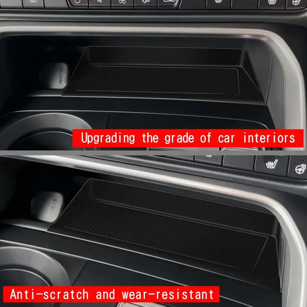 التحكم المركزي حماية سيليكون حصيرة شحن لاسلكي الهاتف المضادة للانزلاق وسادة لمازدا CX-60 CX60 CX-80 CX80 ديكور داخلي - 5