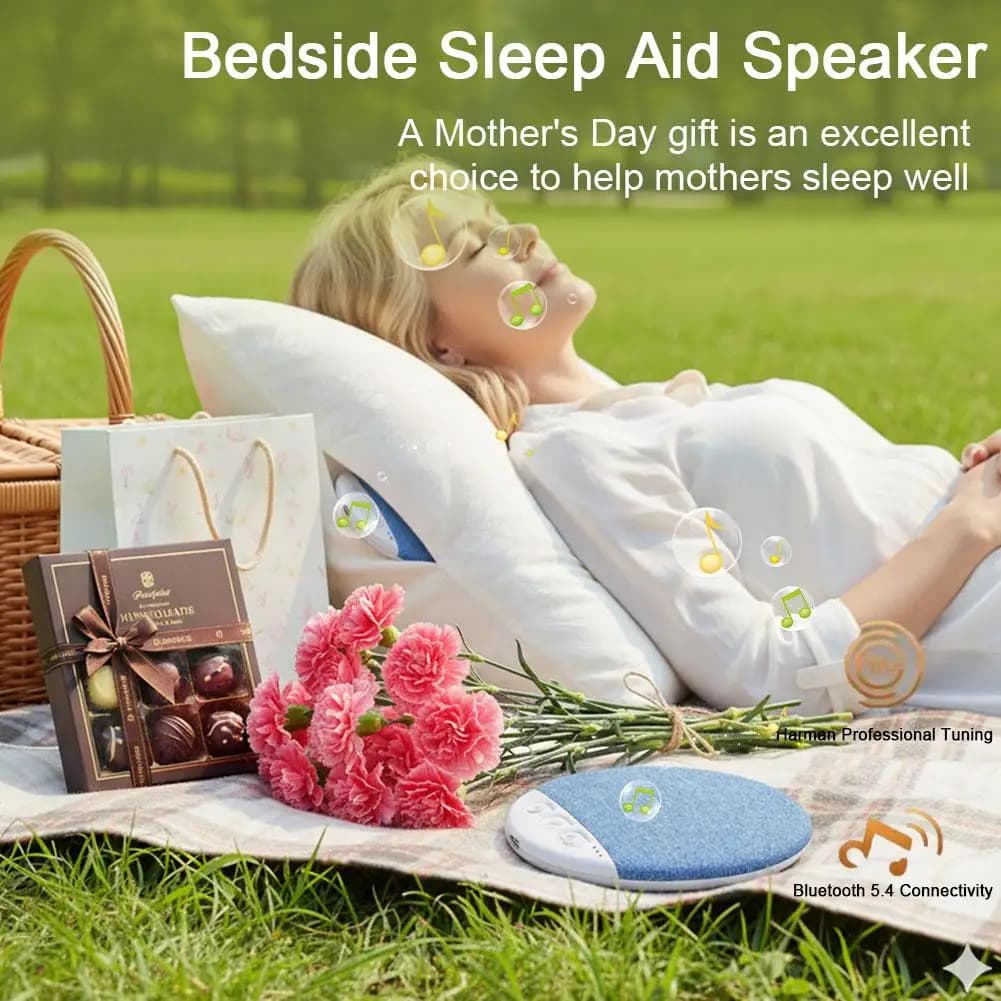 Bedroom Pillow Speaker For Sleeping Multi-functional Bluetooth Music Audio With White Noise Immersive Sleep Perfect GIft - 5