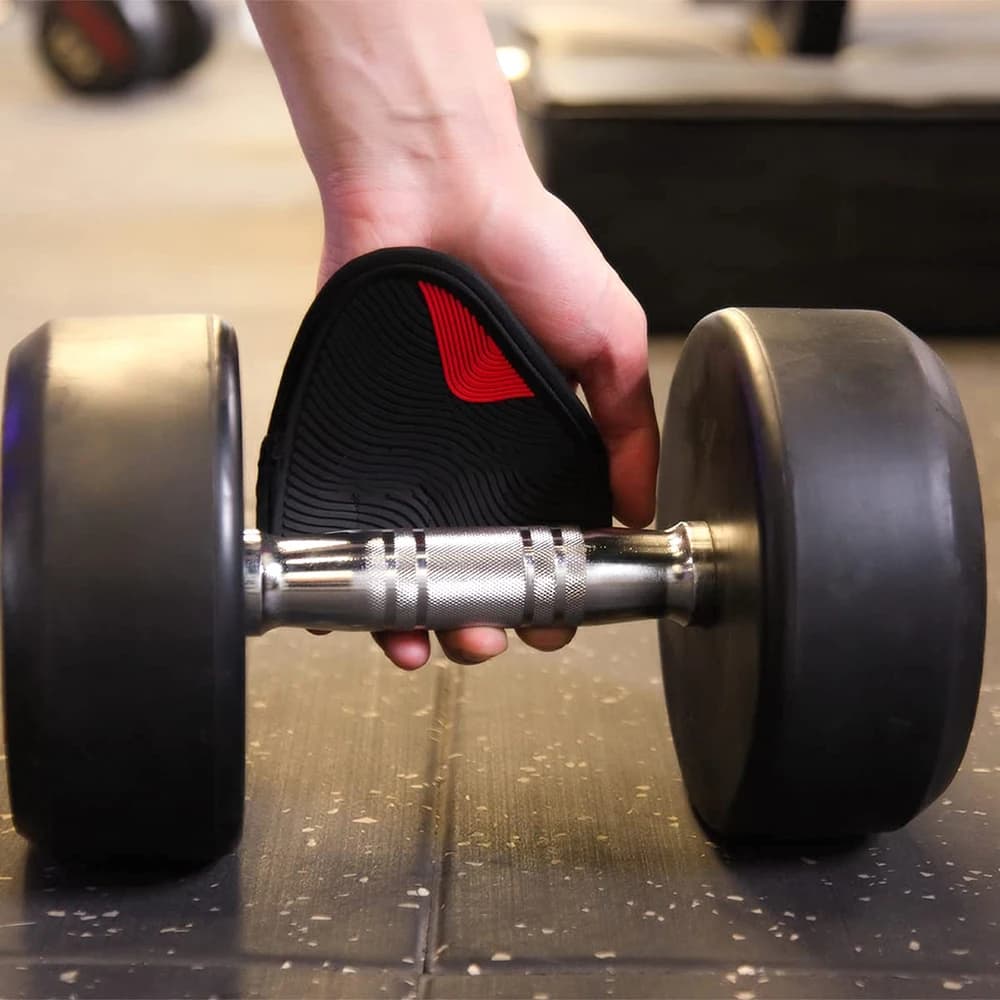 اليد النخيل حامي رياضة اللياقة البدنية قفازات نصف اصبع رفع النخيل الدمبل القبضات منصات رفع الأثقال التدريب قفاز الصالة الرياضية تجريب - 5