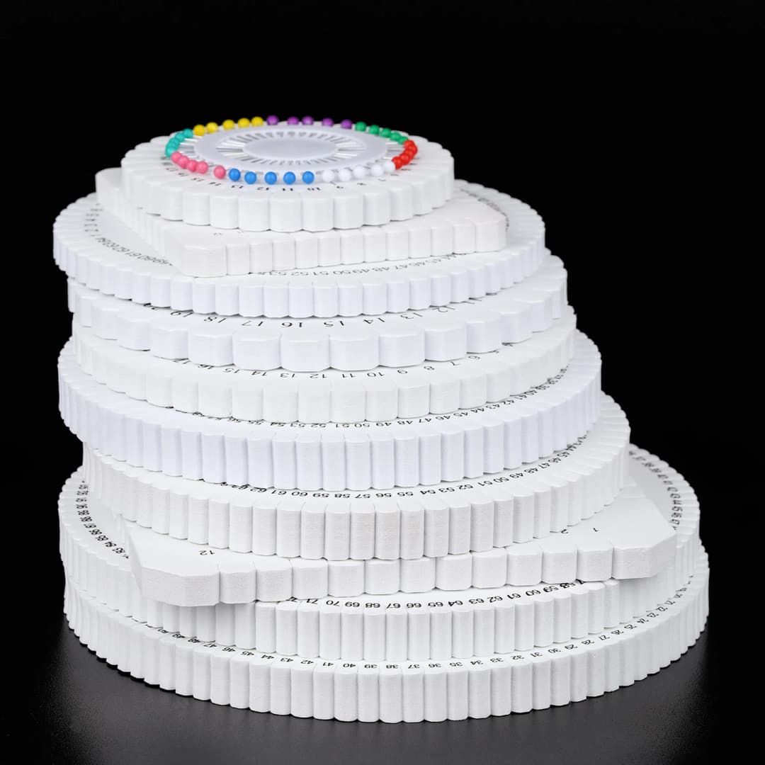 Braiding Disk Round Square Knitting Kumihimo Beading Cord Disc Tray Braiding Braided Plate DIY Bracelet Loom Weaving Board Tool - 4