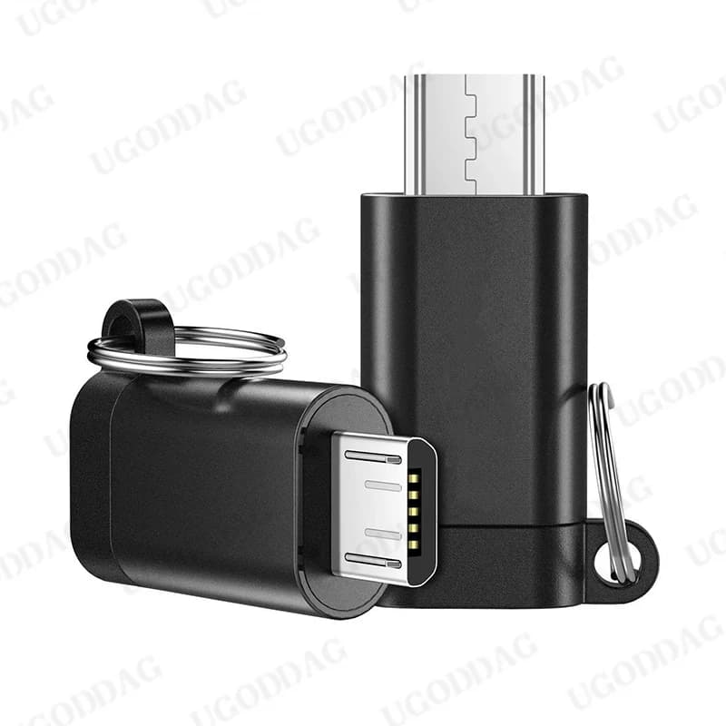 محول USB من النوع C من النوع C إلى محولات USB صغيرة أنثى إلى ذكر لشاحن Xiaomi سامسونج كابل بيانات USB C محول - 2
