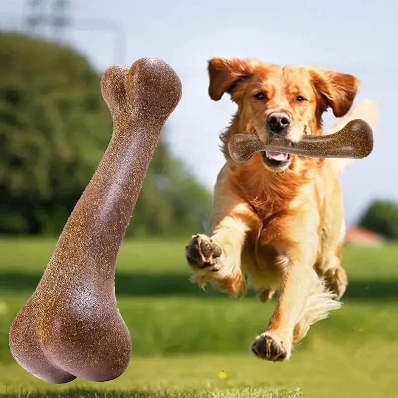 Natural Dog Chew Toy Bone Molar Stick Bite Resistant Puppy Teething Toys Indestructible Small Medium Large Snack Food Pet Toy - 2