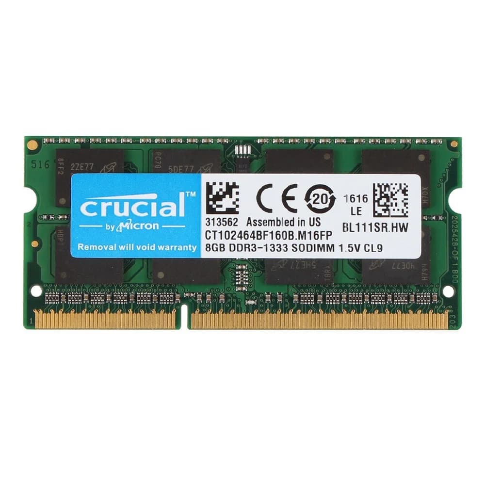 Crucial Memory SODIMM RAM Laptop DDR2 DDR3 2GB 4GB 8GB 667Mhz 800MHz 1333MHz 1600MHz 1866MHz SODIMM Ram 1.5V 1.8V for Notebook - 3