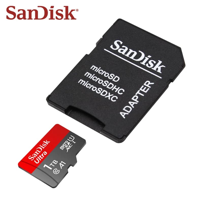 بطاقة SanDisk Ultra microSDXC C10 لأجهزة Chromebook بسرعة قراءة تصل إلى 120 جيجابايت/ثانية - متوفرة بسعات 32 جيجابايت و64 جيجابايت و128 جيجابايت و256 جيجابايت و512 جيجابايت و1 تيرابايت - 3