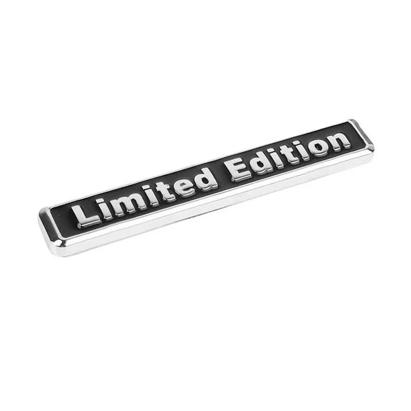 3D Plating Metal LIMITED EDITION Logo Car Rear Fender Trunk Sticker Emblem Black Car Accessories Tuning Exterior Decal Sticker - 5