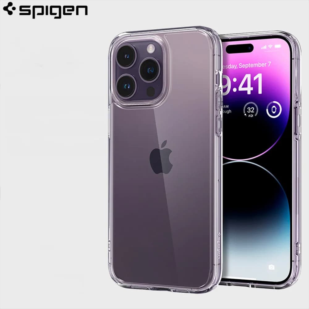 Spigen Ultra Hybrid Non Yellowing Clear Case For iPhone 17 16 Plus 15 14 13 12 Pro Max Shockproof Transparent Bumper Back Cover