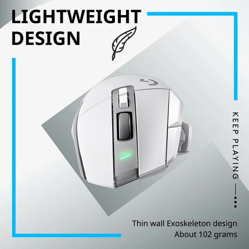 ماوس الألعاب اللاسلكي Logitech G502 X LIGHTSPEED، HERO 25K، 25600 DPI، 13 زرًا قابل للبرمجة، إصدار Esports - 2