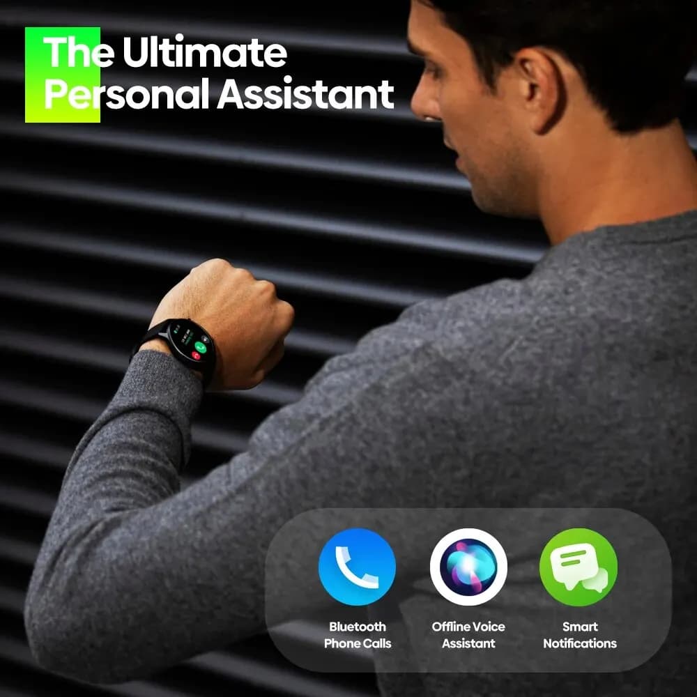 جديد 2024 زيبلاز بي توك 2 لايت ساعة ذكية بمكالمات صوتية شاشة IPS كبيرة 1.39 بوصة 100+ وضع رياضي مراقبة صحية 24 ساعة ساعة ذكية - 3