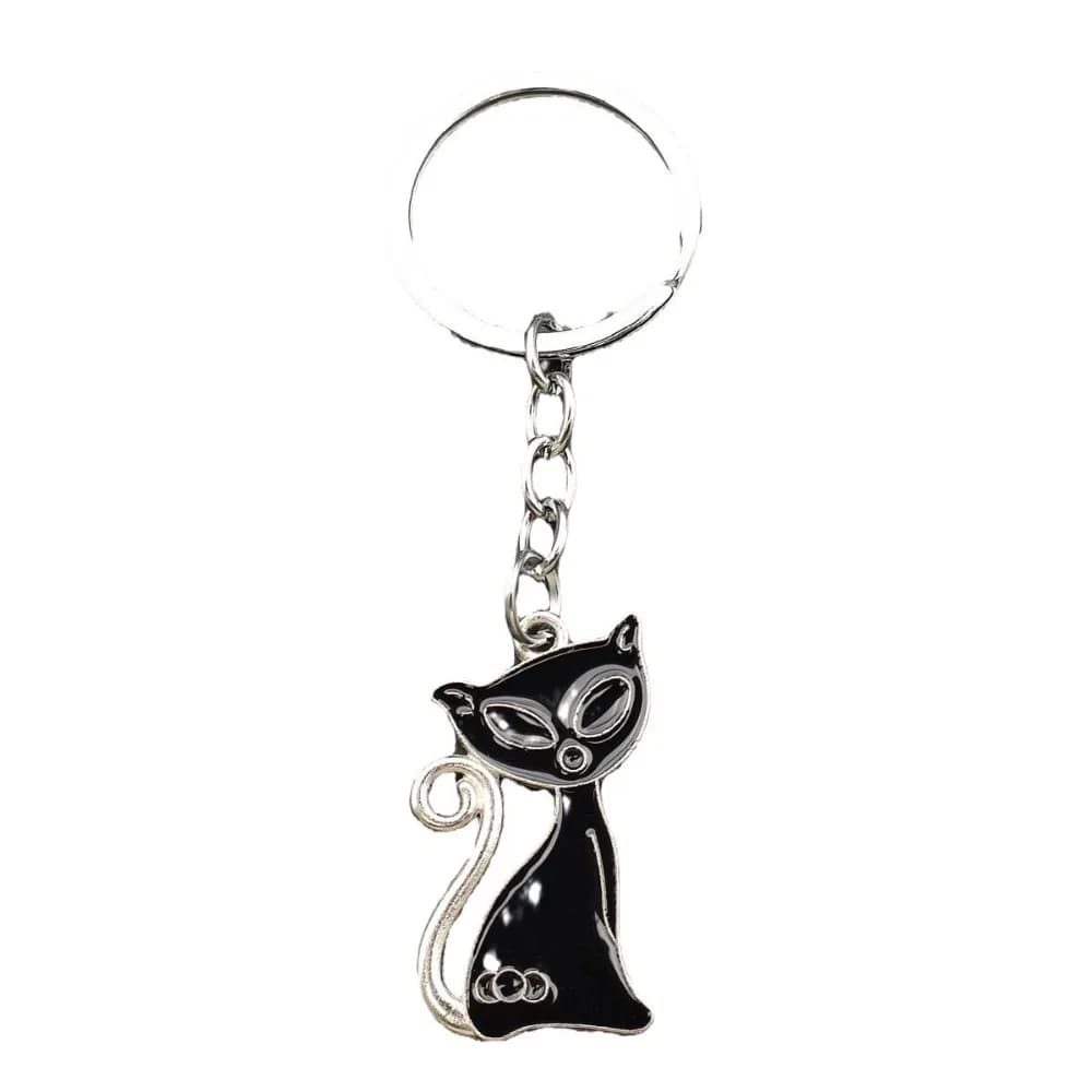 Fashion Moto Handbag Keychain Keyring Metal Black and White Pendant Small Gift Trendy One Pair Car Key Chain Accessories - 5