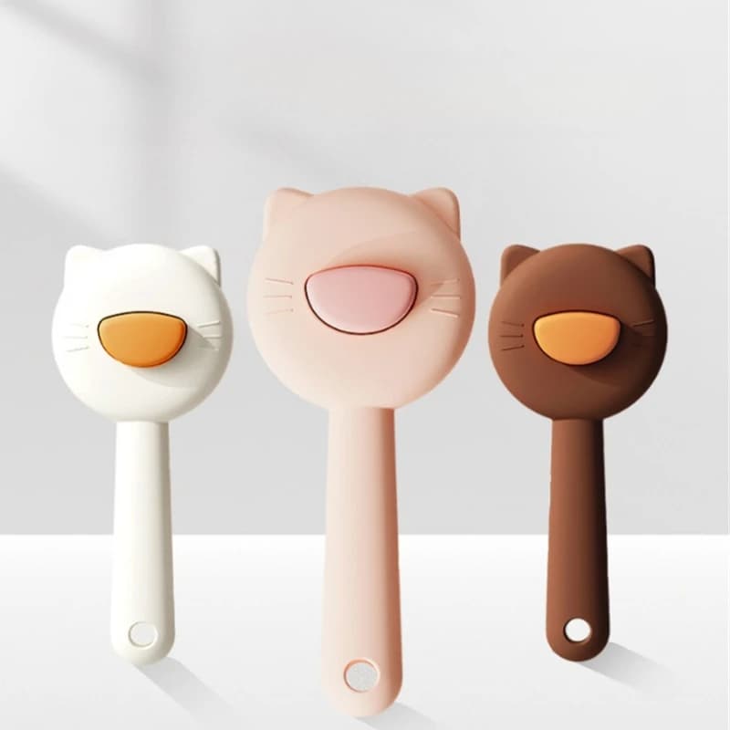Cat Hair Remover Brush Cat Dog Hair Grooming Brush Massage Open Knot Hairs Cleaning Bath Brush Pet Supplies - 6