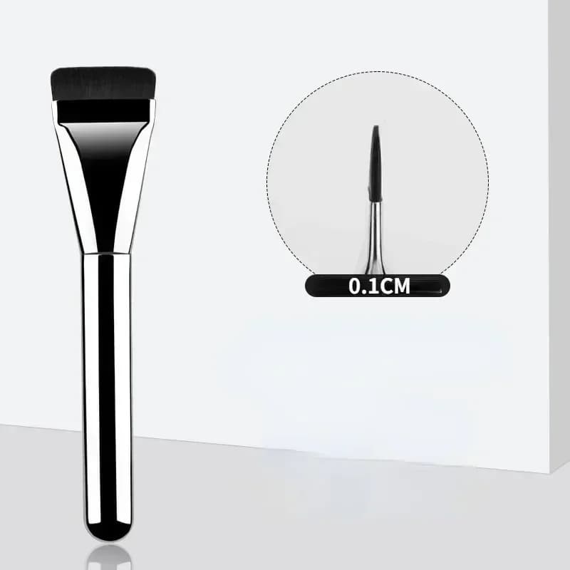 Ultra Thin Foundation Brush Lightweight and Thin Face Contour Brush Flat Contour Brush Blending Foundation Cream Makeup Brushes - 2