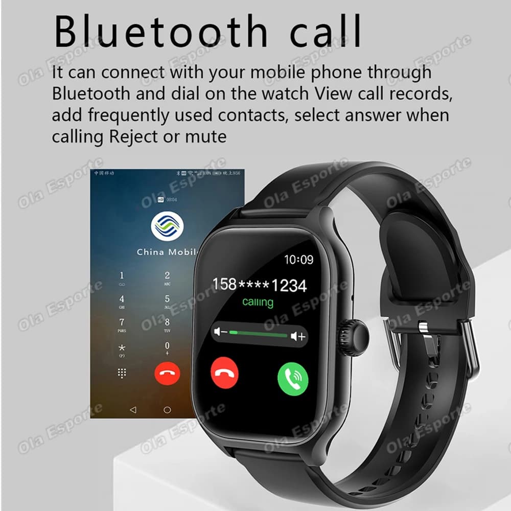 New Smart Watch Bluetooth Call Camera Control Multiple Sports Modes Watches Heart Rate Blood Oxygen Sleep Monitoring Smartwatch - 2