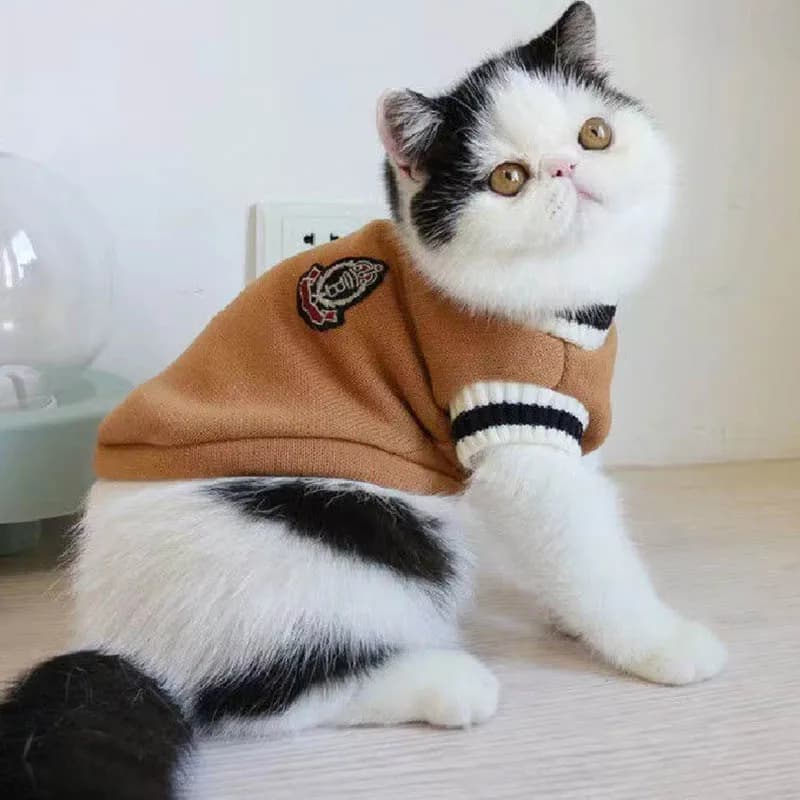 Cat Dog Sweater Pullover Winter Pet Clothes for Small Dogs Cat Vest Puppy Jacket Pet Cat Clothing Kitty Costume Ubranka Dla Psa - 4