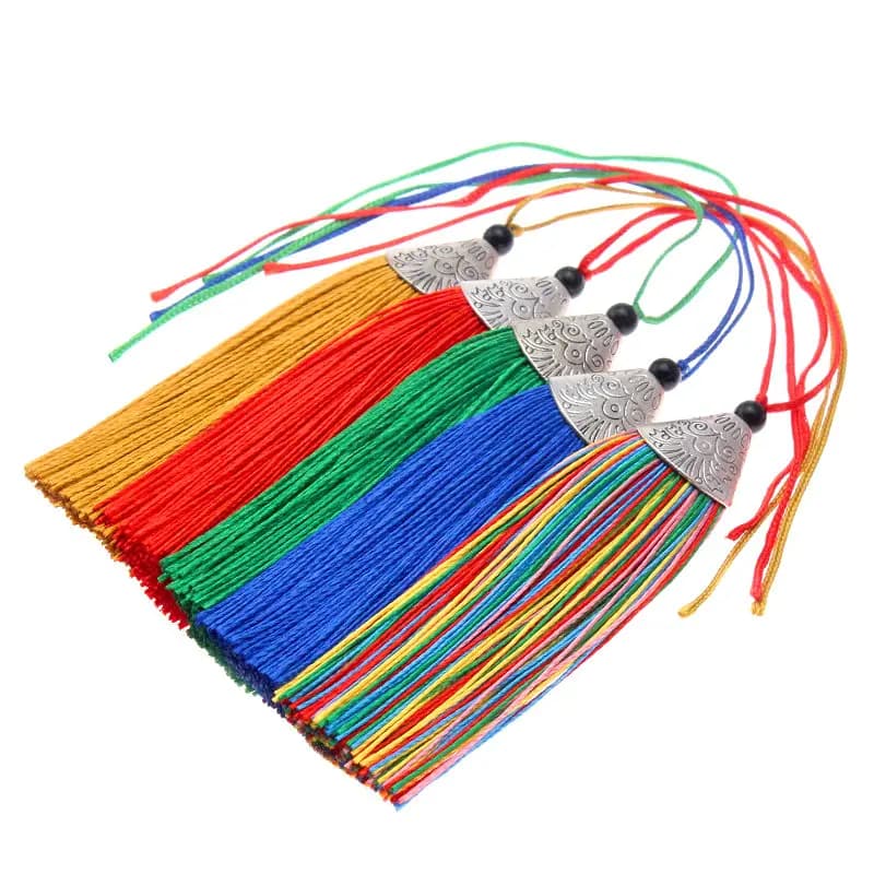 3 قطعة 80 مللي متر الحرير شرابة هامش قلادة شرابة زينة الستار فرشاة ديكور للأمتعة أقراط Craft بها بنفسك الحرفية لوازم مجوهرات اكسسوارات