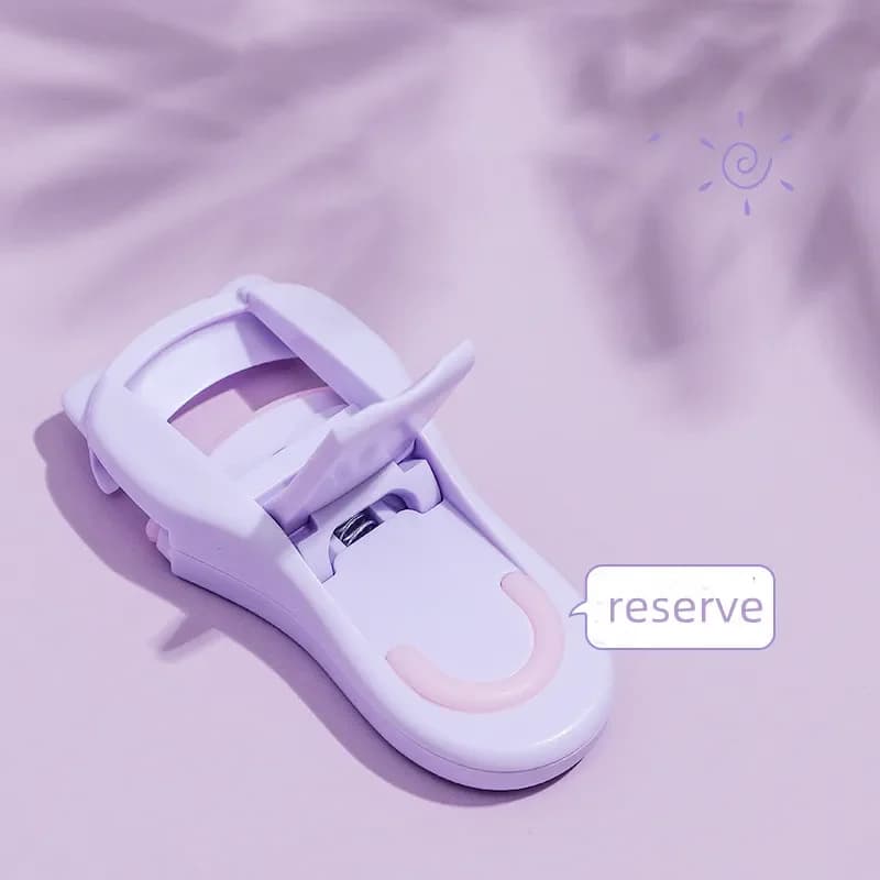 ملقط رموش جديد على شكل مخلب قطة، زاوية واسعة، مجموعة احترافية، ملقط رموش يدوم طويلاً، أداة تجميل محمولة للنساء - 6