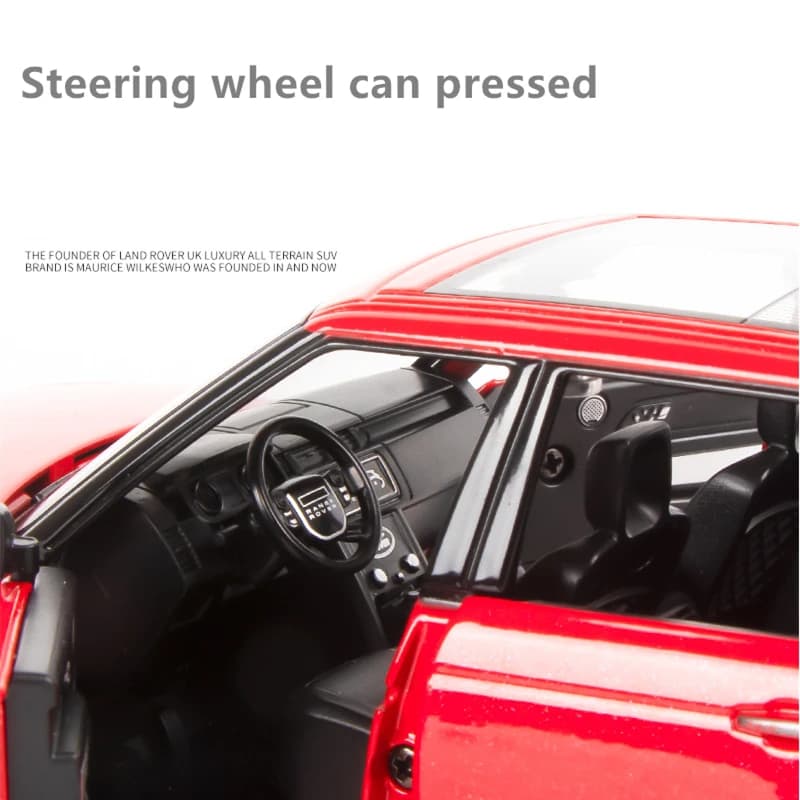 1/32 رينج روفر سبورتس SUV سبيكة معدنية نموذج سيارة Diecasts على الطرق الوعرة المركبات نموذج سيارة الصوت والضوء جمع الاطفال اللعب هدية - 5