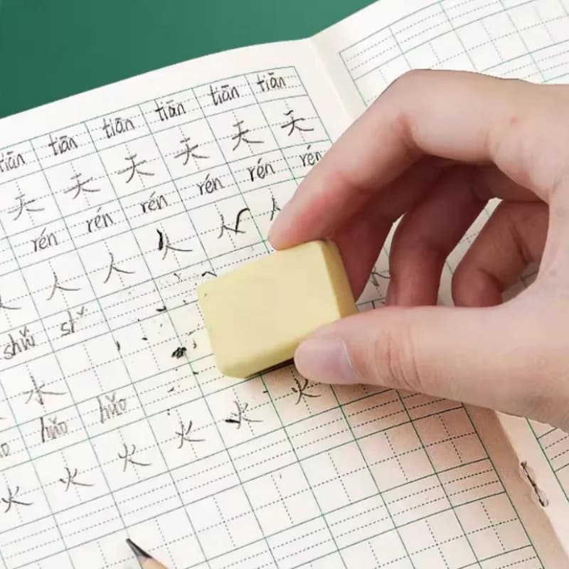 كتاب تدريب على الكتابة الصينية مع شبكة Tianzi Pinyin دفتر ملاحظات الطالب أدوات مكتبية صينية 2/5 قطع - 2