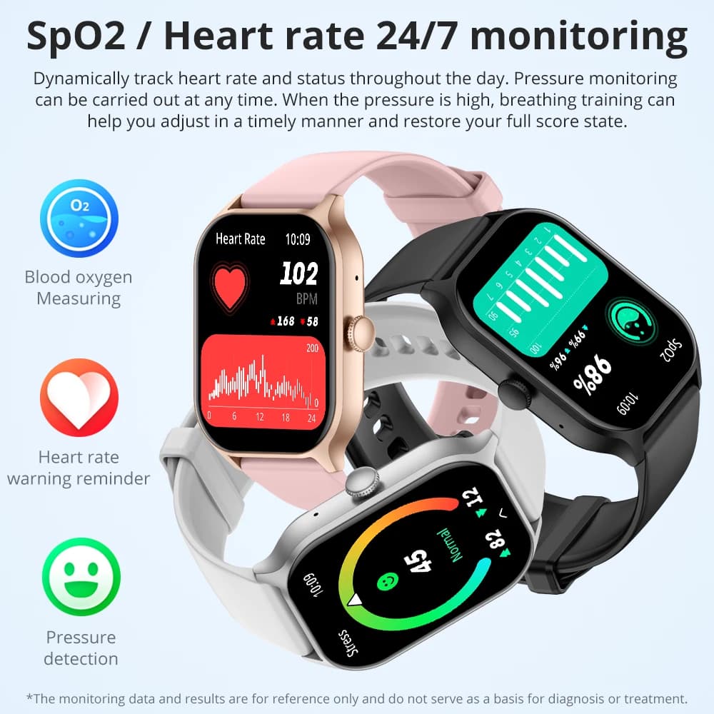 ساعة كولمي P77 الذكية، عمر البطارية حتى 11 يومًا، بطارية 700 مللي أمبير، شاشة 2 بوصة، إدارة الصحة - 3