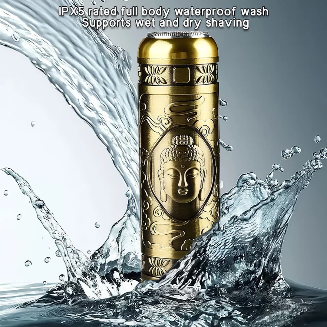 Waterproof Electric Beard Trimmer Portable Shaver for Men Non Irritating Shaving Experience Suitable for Home and Travel - 2