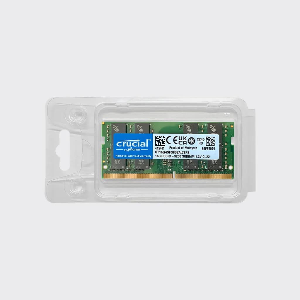 ذاكرة رام للابتوب Crucial DDR5 بسعات 8 جيجا بايت و16 جيجا بايت و32 جيجا بايت، بسرعات 4800 و5600، متوافقة مع PC5 38400 و44800 - 5