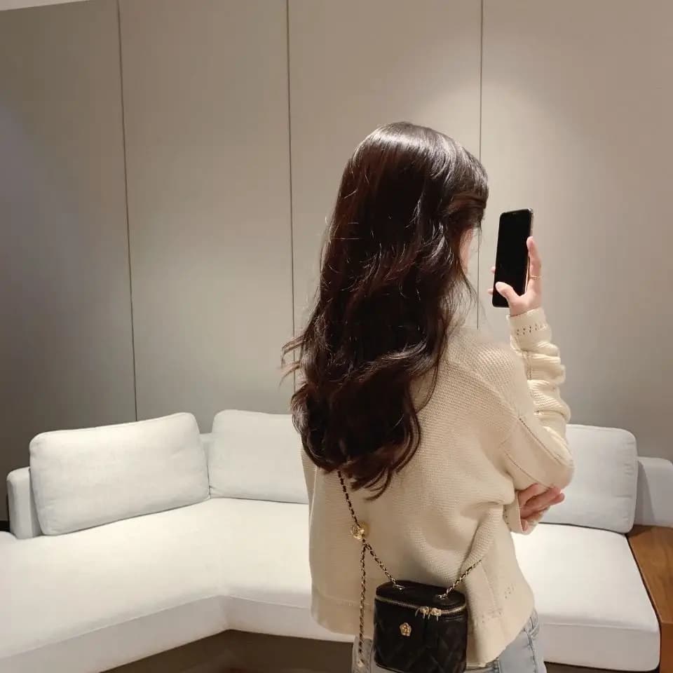 حقيبة كروسبودي نسائية صغيرة مبطنه، سلسلة الماس، حقيبة كتف واحدة من الجلد الصناعي - 4