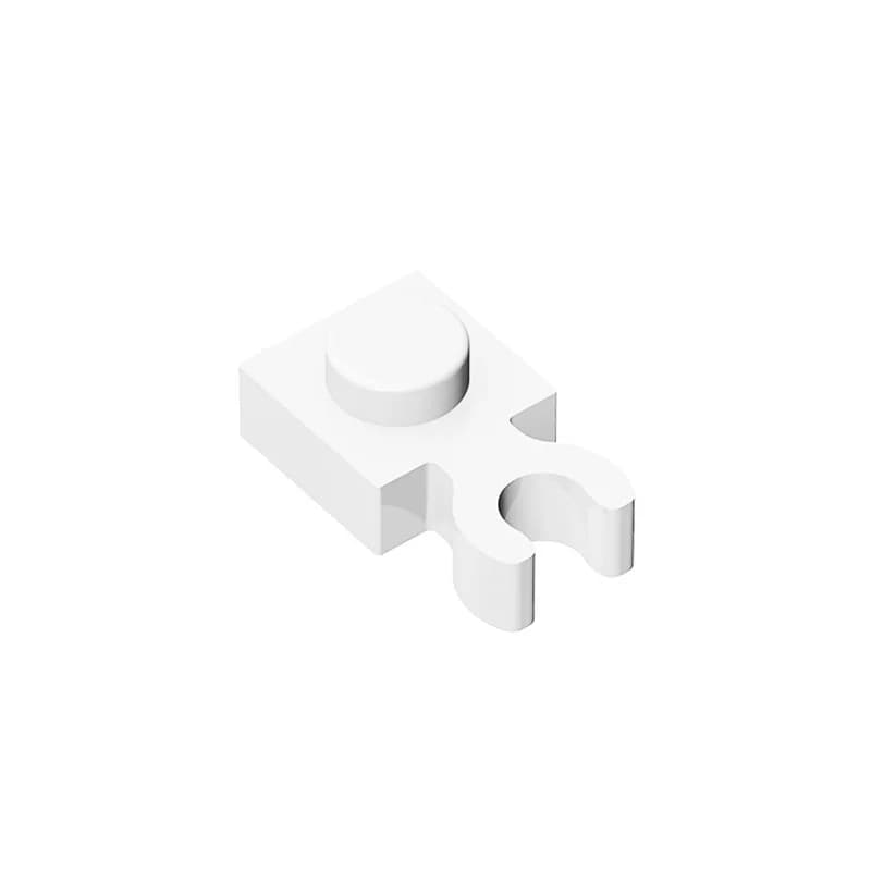 MOC 10 قطع 60897 4085 1 × 1 جانب واحد كتل البناء الأفقي مشبك لوحة الطوب الجسيمات لغز فكرة اللعب الأطفال طفل الهدايا - 2