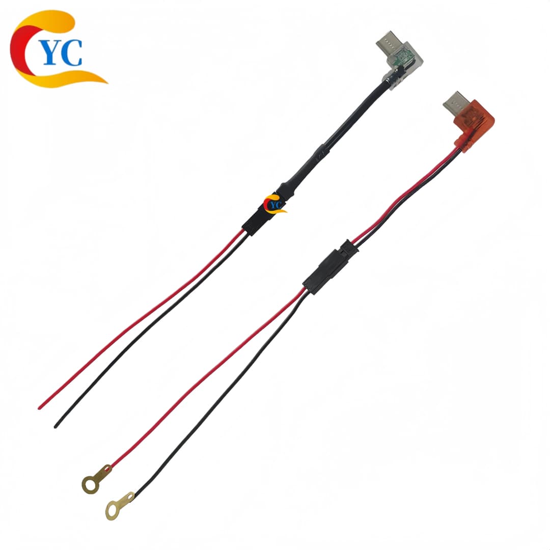 كابل شحن مائل نوع C مع موصل JST بزاوية 90 درجة، مناسب للدراجات النارية والمركبات الكهربائية - 6