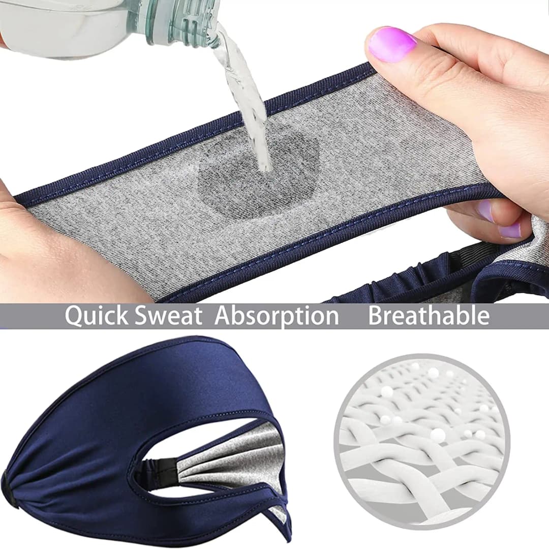 For Oculus Quest 2 Accessories VR Mask Cover Breathable Sweat Band Virtual Reality Headset for Meta Quest 3S /3 Pico 4 VR - 4