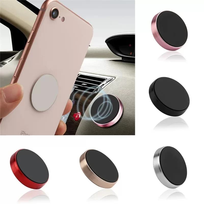حامل هاتف السيارة المغناطيسي حامل هاتف عالمي للسيارة لـ iPhone Xiaomi Huawei Samsung ملصق مغناطيس السيارة المثبت على لوحة القيادة